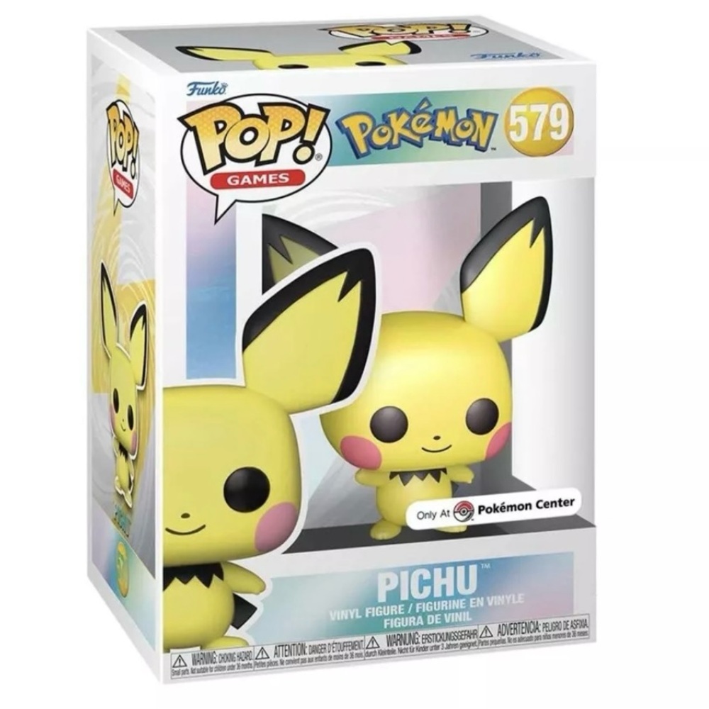 Rare Pichu Funko pop Pokemon Center Exclusive (I’ll add free Pokemon cards